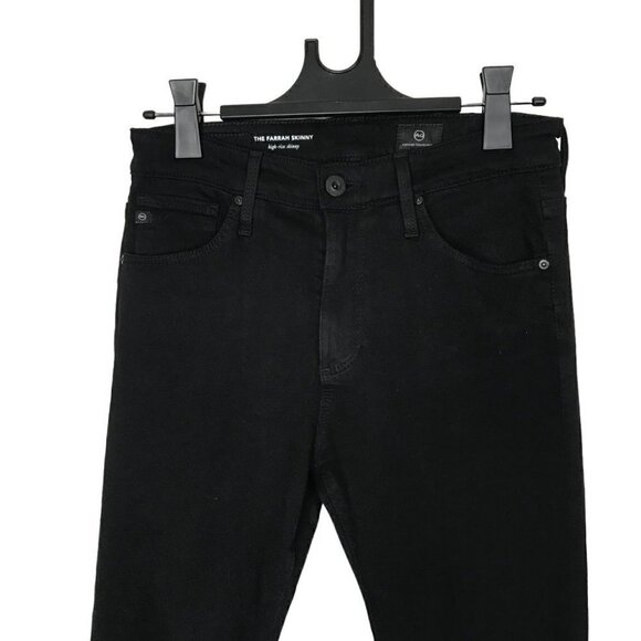 Adriano Goldschmied The  Farrah High-rise Skinny Black Jeans Size 26 - Picture 4 of 10